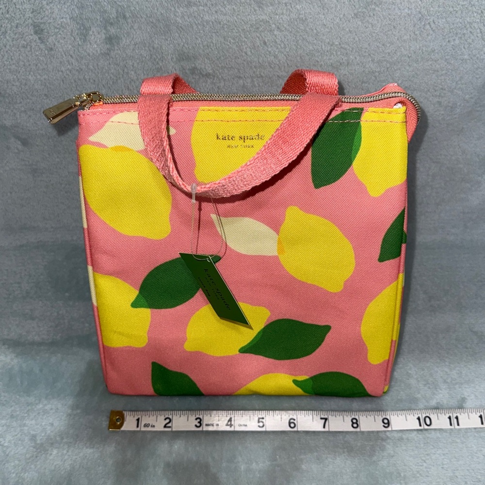 kate spade Pink Lemon-Print lunch bag - Picture 10 of 14